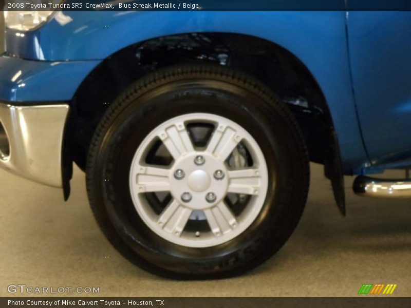 Blue Streak Metallic / Beige 2008 Toyota Tundra SR5 CrewMax