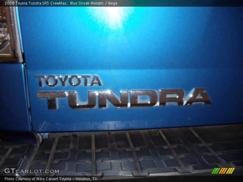 Blue Streak Metallic / Beige 2008 Toyota Tundra SR5 CrewMax