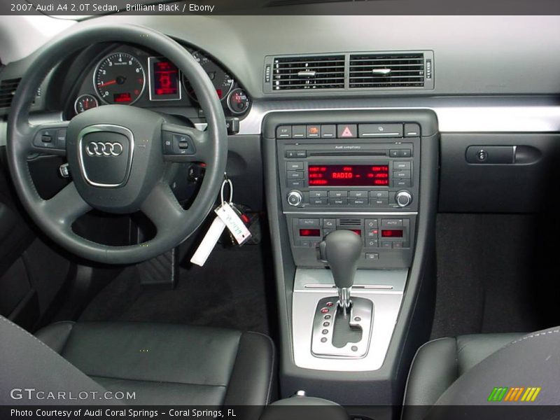 Brilliant Black / Ebony 2007 Audi A4 2.0T Sedan