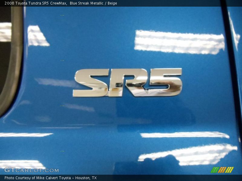 Blue Streak Metallic / Beige 2008 Toyota Tundra SR5 CrewMax