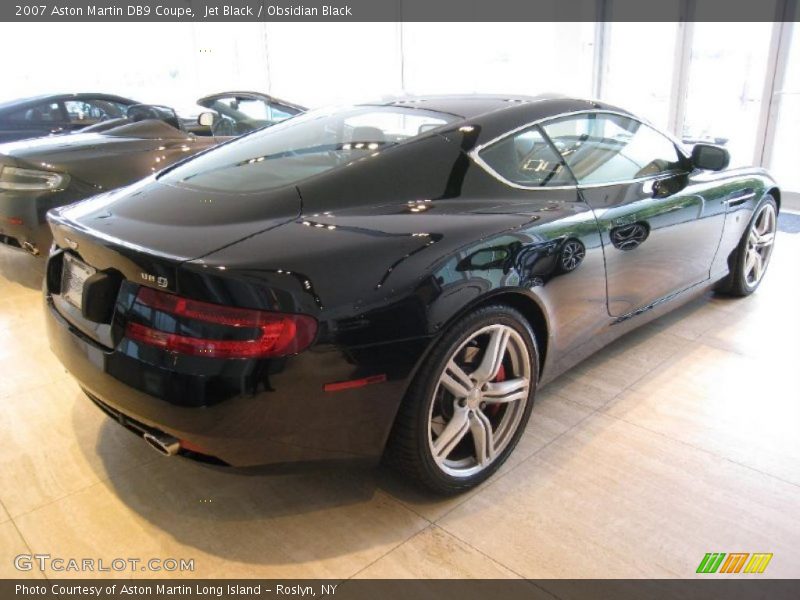 Jet Black / Obsidian Black 2007 Aston Martin DB9 Coupe