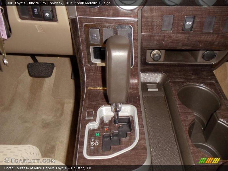 Blue Streak Metallic / Beige 2008 Toyota Tundra SR5 CrewMax