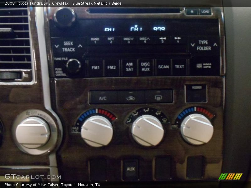 Blue Streak Metallic / Beige 2008 Toyota Tundra SR5 CrewMax