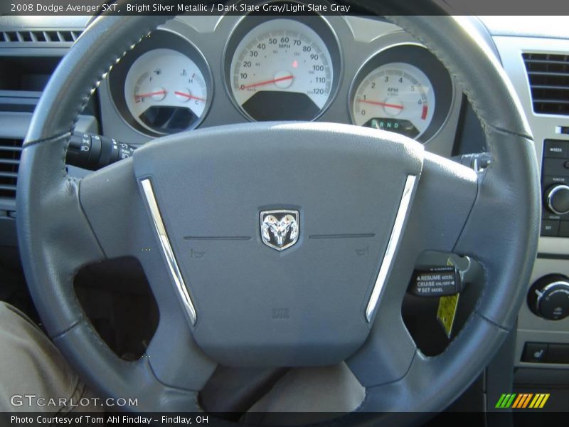 Bright Silver Metallic / Dark Slate Gray/Light Slate Gray 2008 Dodge Avenger SXT