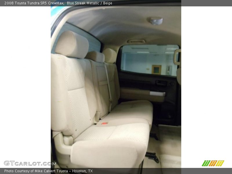 Blue Streak Metallic / Beige 2008 Toyota Tundra SR5 CrewMax