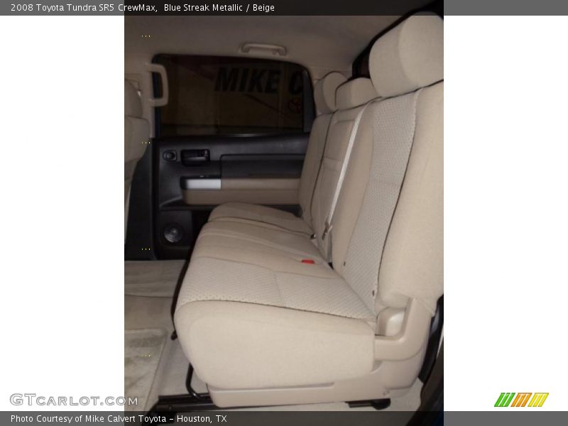 Blue Streak Metallic / Beige 2008 Toyota Tundra SR5 CrewMax