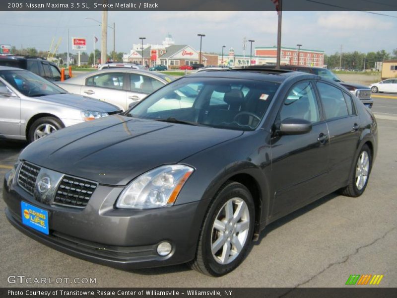 Smoke Metallic / Black 2005 Nissan Maxima 3.5 SL