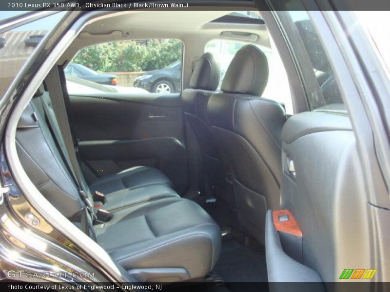 Obsidian Black / Black/Brown Walnut 2010 Lexus RX 350 AWD