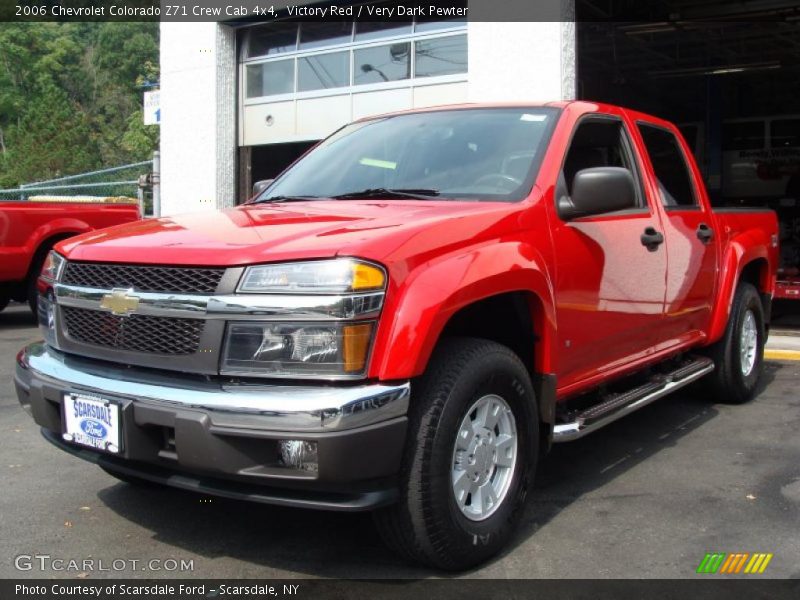 Victory Red / Very Dark Pewter 2006 Chevrolet Colorado Z71 Crew Cab 4x4