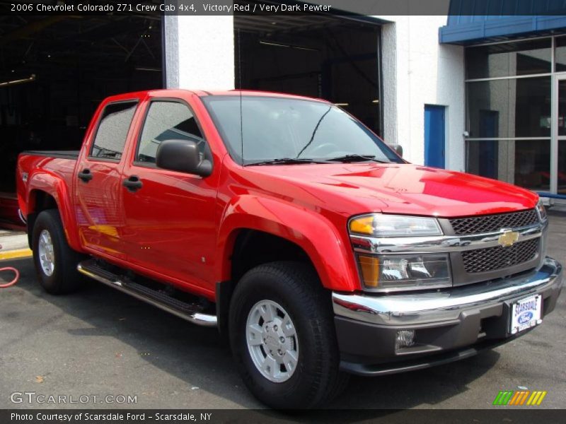 Victory Red / Very Dark Pewter 2006 Chevrolet Colorado Z71 Crew Cab 4x4