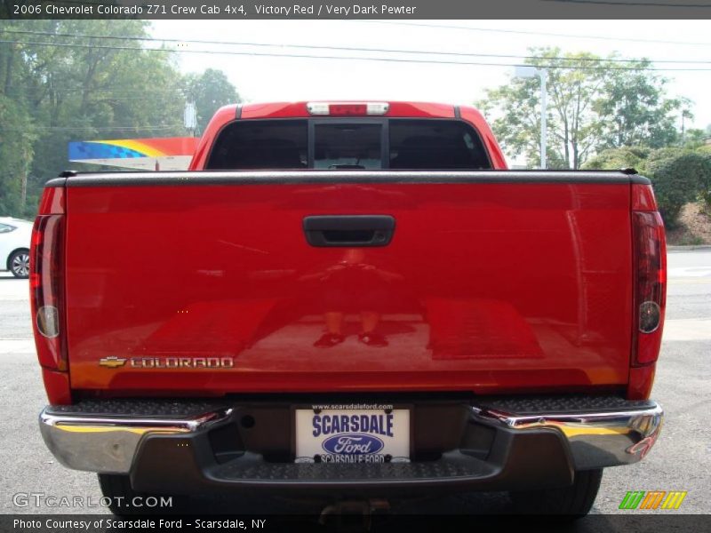 Victory Red / Very Dark Pewter 2006 Chevrolet Colorado Z71 Crew Cab 4x4