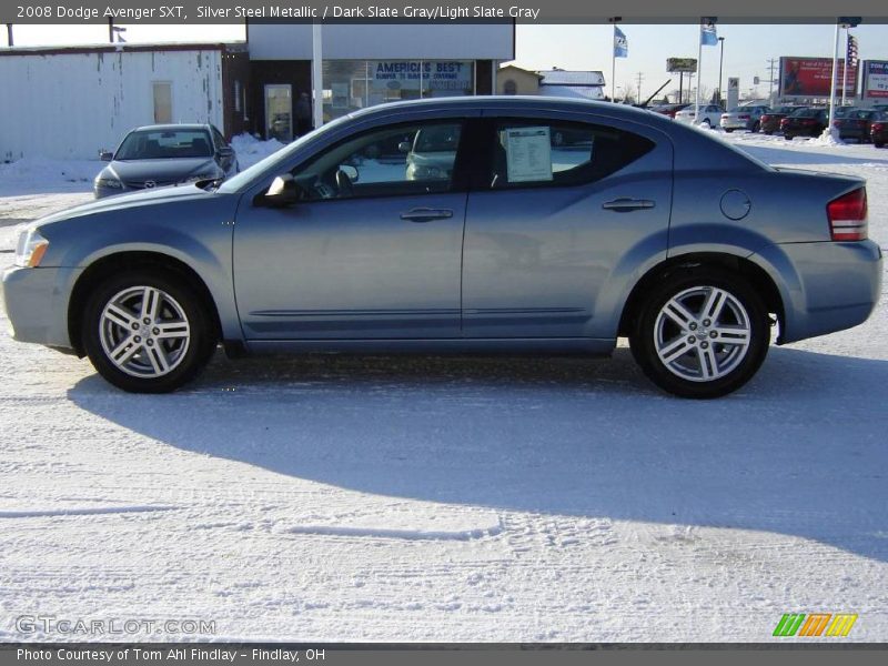 Silver Steel Metallic / Dark Slate Gray/Light Slate Gray 2008 Dodge Avenger SXT