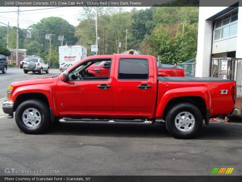Victory Red / Very Dark Pewter 2006 Chevrolet Colorado Z71 Crew Cab 4x4