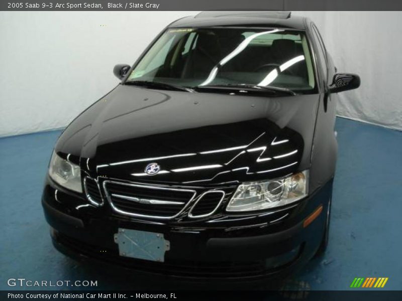 Black / Slate Gray 2005 Saab 9-3 Arc Sport Sedan