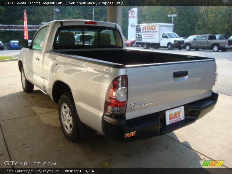 Silver Streak Mica / Graphite Gray 2011 Toyota Tacoma Regular Cab