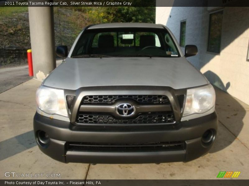 Silver Streak Mica / Graphite Gray 2011 Toyota Tacoma Regular Cab