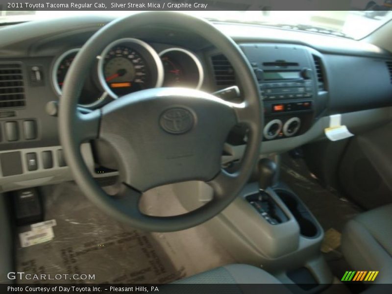 Silver Streak Mica / Graphite Gray 2011 Toyota Tacoma Regular Cab