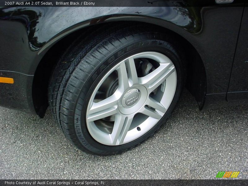 Brilliant Black / Ebony 2007 Audi A4 2.0T Sedan