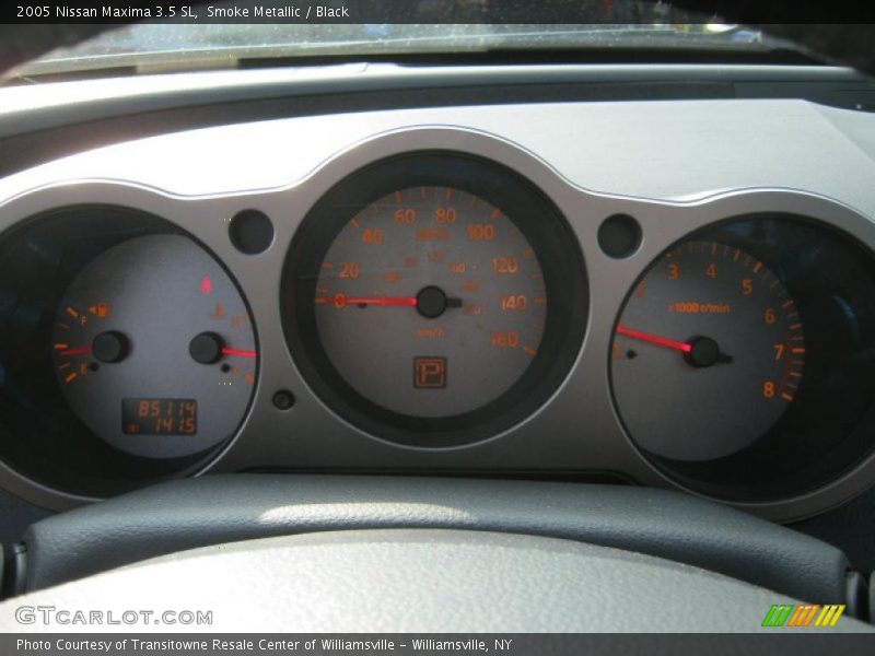 Smoke Metallic / Black 2005 Nissan Maxima 3.5 SL