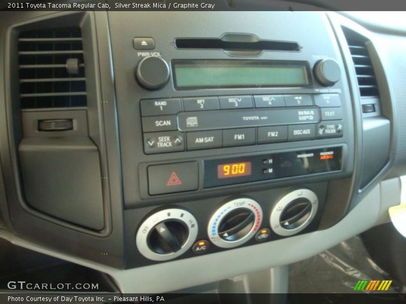 Silver Streak Mica / Graphite Gray 2011 Toyota Tacoma Regular Cab