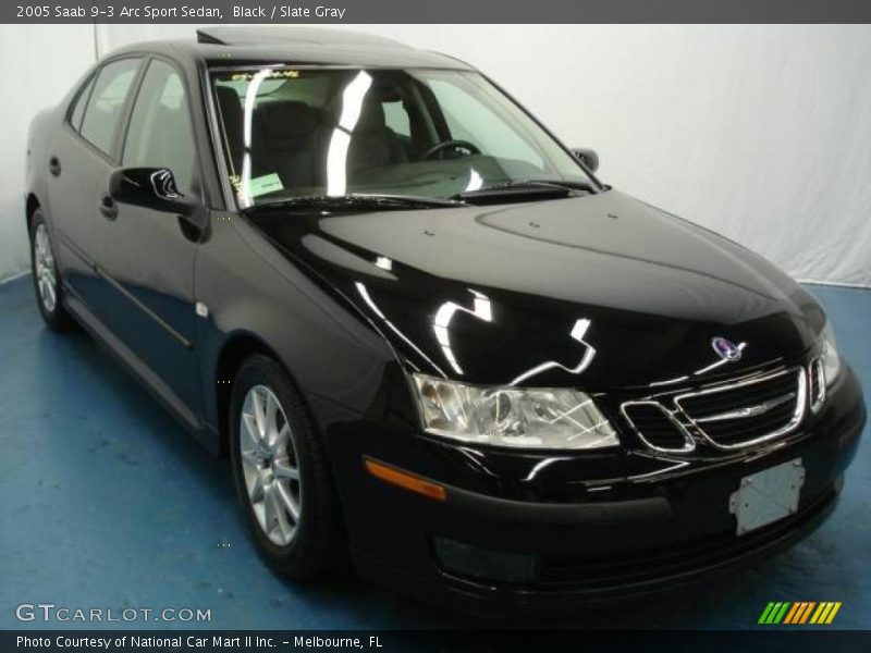 Black / Slate Gray 2005 Saab 9-3 Arc Sport Sedan