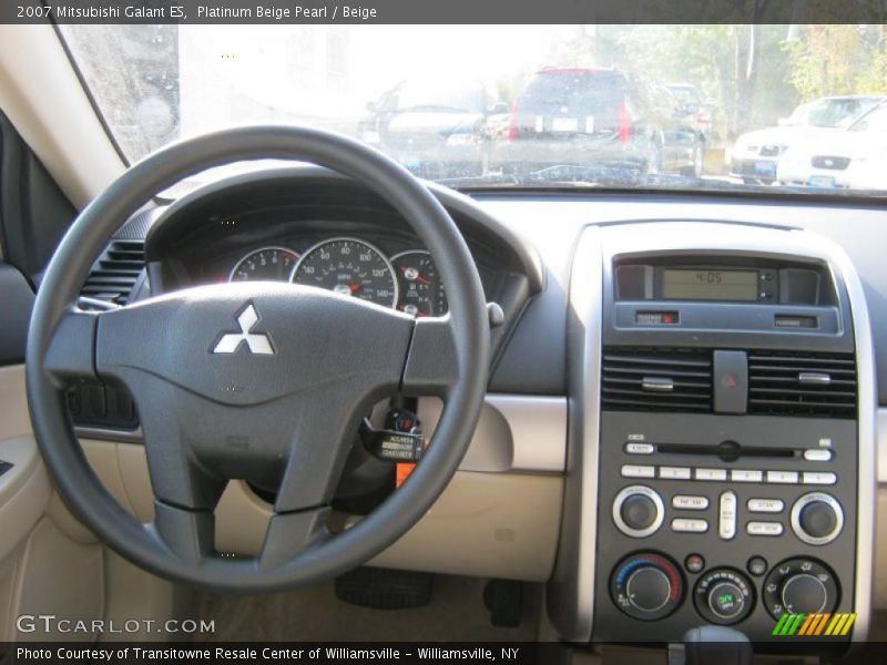 Platinum Beige Pearl / Beige 2007 Mitsubishi Galant ES