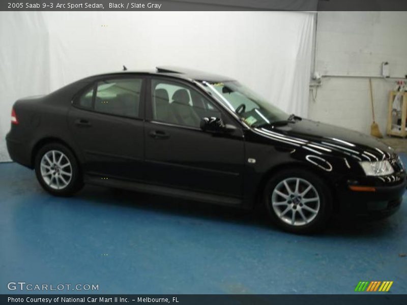Black / Slate Gray 2005 Saab 9-3 Arc Sport Sedan