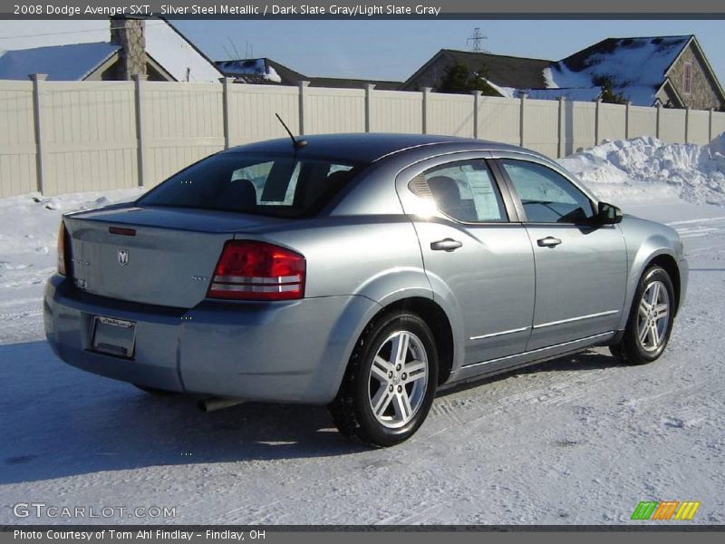 Silver Steel Metallic / Dark Slate Gray/Light Slate Gray 2008 Dodge Avenger SXT
