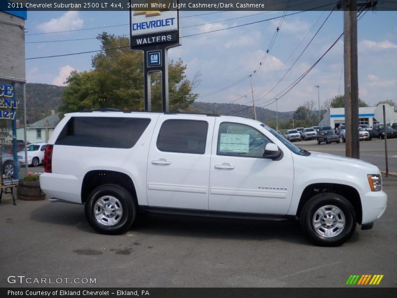Summit White / Light Cashmere/Dark Cashmere 2011 Chevrolet Suburban 2500 LT 4x4