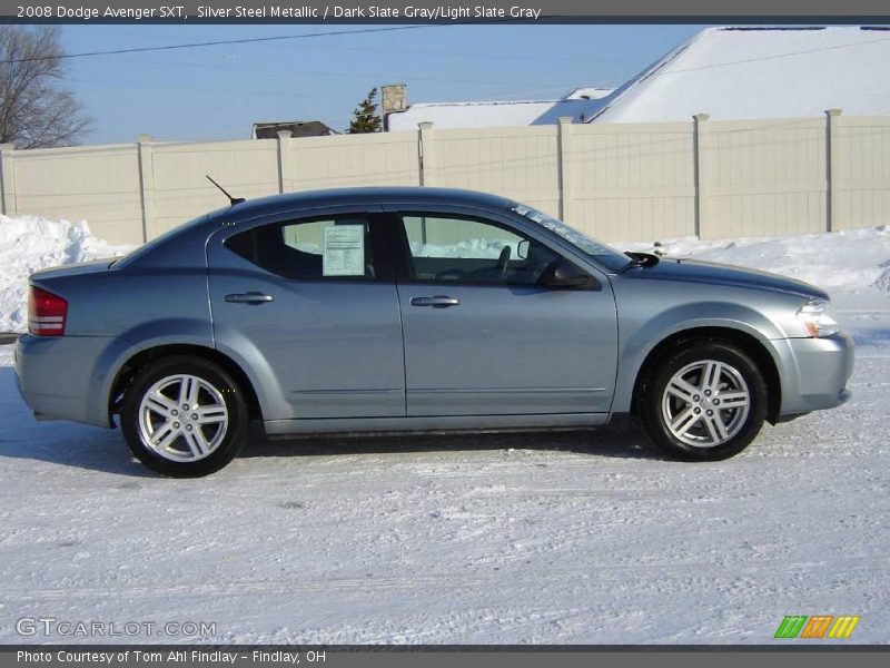 Silver Steel Metallic / Dark Slate Gray/Light Slate Gray 2008 Dodge Avenger SXT