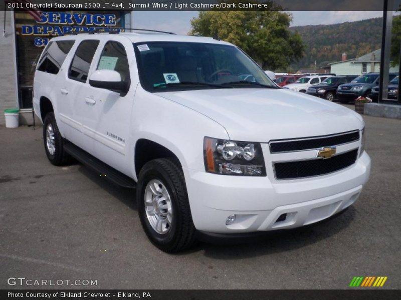 Summit White / Light Cashmere/Dark Cashmere 2011 Chevrolet Suburban 2500 LT 4x4
