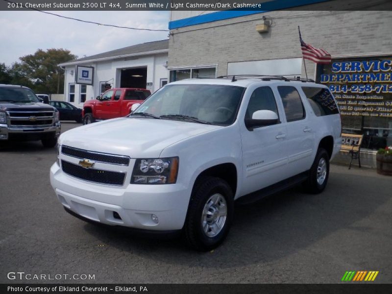 Summit White / Light Cashmere/Dark Cashmere 2011 Chevrolet Suburban 2500 LT 4x4