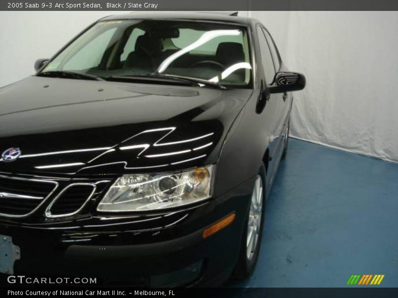 Black / Slate Gray 2005 Saab 9-3 Arc Sport Sedan