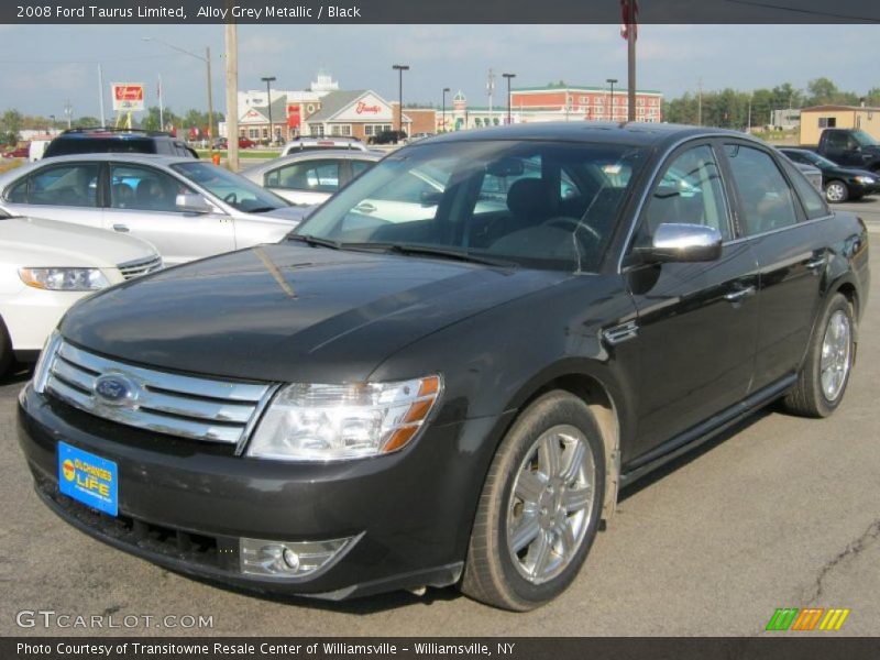 Alloy Grey Metallic / Black 2008 Ford Taurus Limited