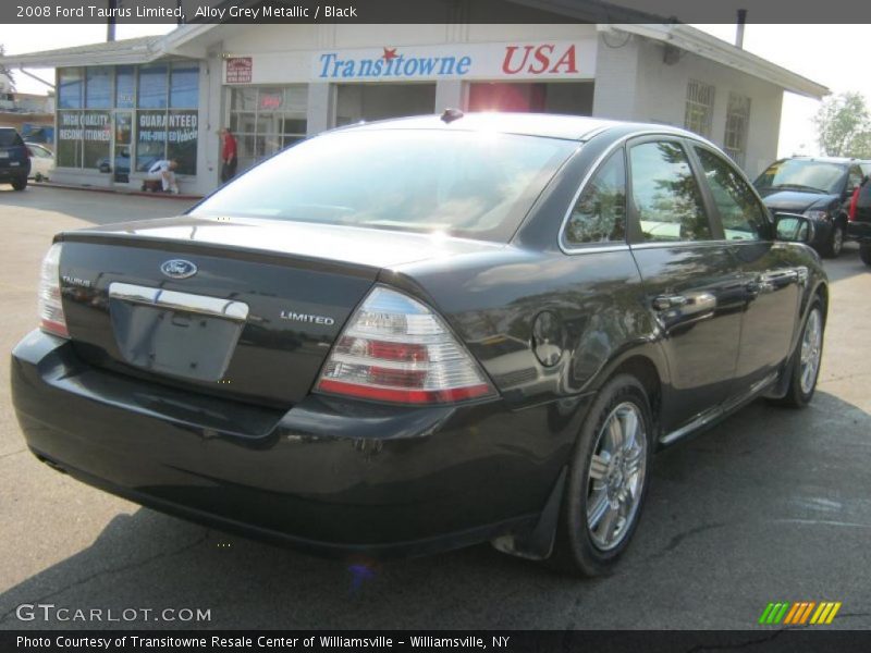 Alloy Grey Metallic / Black 2008 Ford Taurus Limited