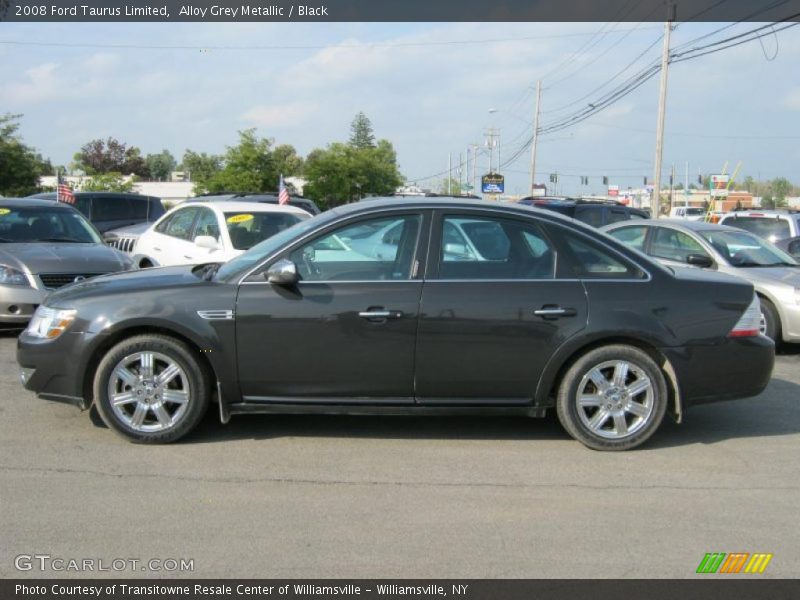 Alloy Grey Metallic / Black 2008 Ford Taurus Limited