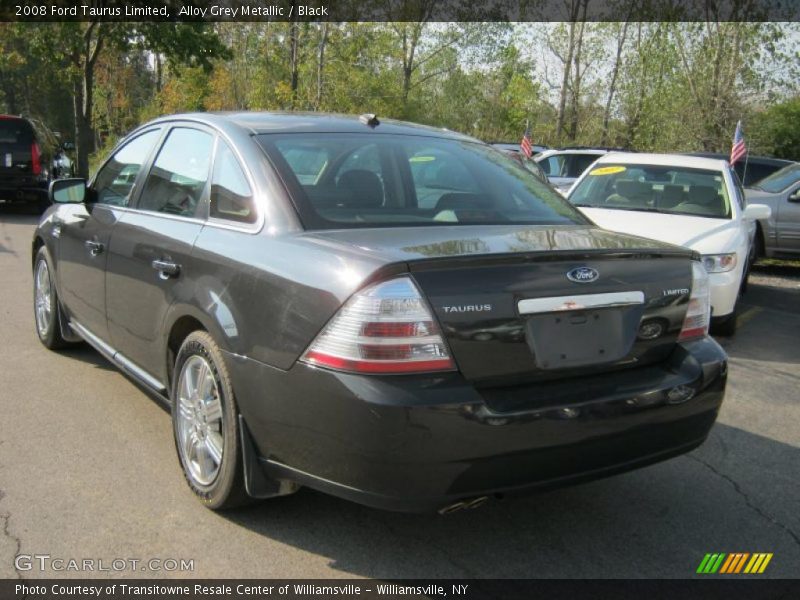 Alloy Grey Metallic / Black 2008 Ford Taurus Limited