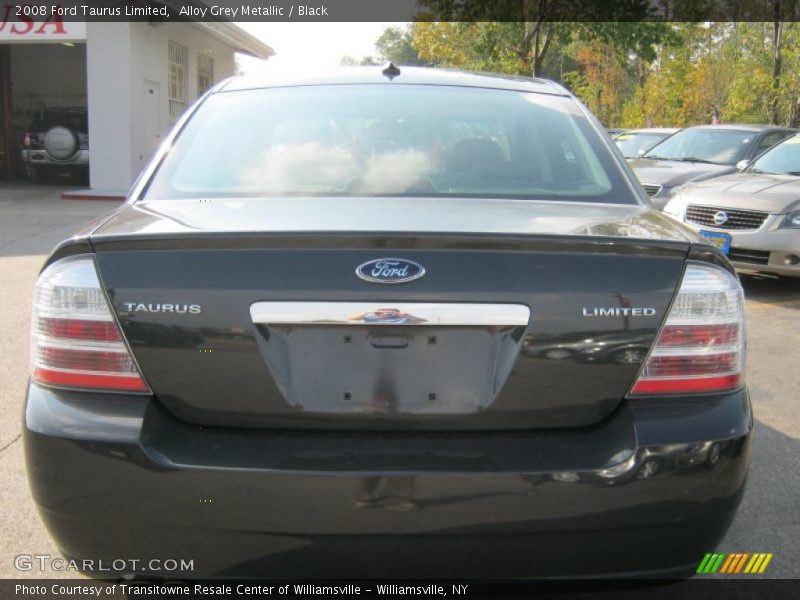 Alloy Grey Metallic / Black 2008 Ford Taurus Limited