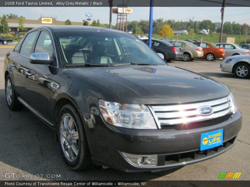 Alloy Grey Metallic / Black 2008 Ford Taurus Limited