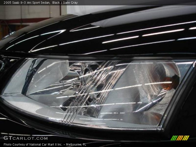 Black / Slate Gray 2005 Saab 9-3 Arc Sport Sedan
