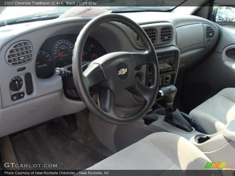 Black / Light Gray 2007 Chevrolet TrailBlazer LS 4x4