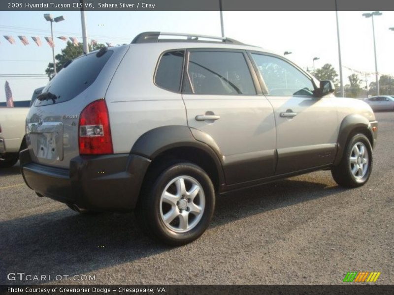Sahara Silver / Gray 2005 Hyundai Tucson GLS V6