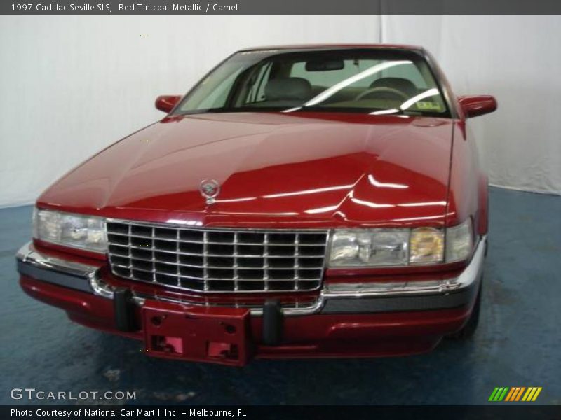 Red Tintcoat Metallic / Camel 1997 Cadillac Seville SLS