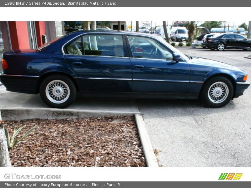 Biarritzblau Metallic / Sand 1998 BMW 7 Series 740iL Sedan