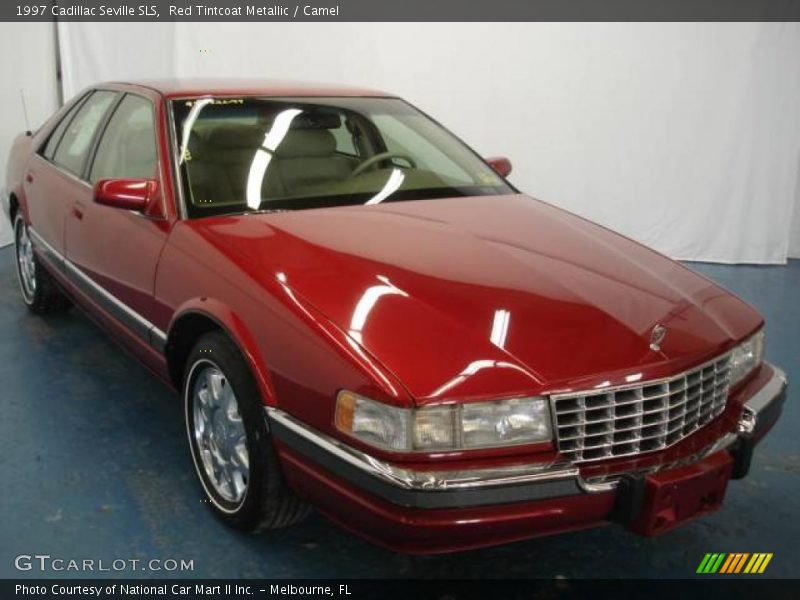 Red Tintcoat Metallic / Camel 1997 Cadillac Seville SLS
