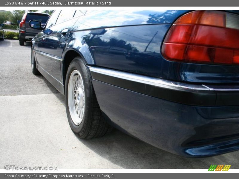 Biarritzblau Metallic / Sand 1998 BMW 7 Series 740iL Sedan