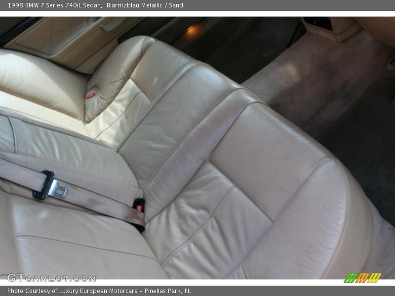 Biarritzblau Metallic / Sand 1998 BMW 7 Series 740iL Sedan