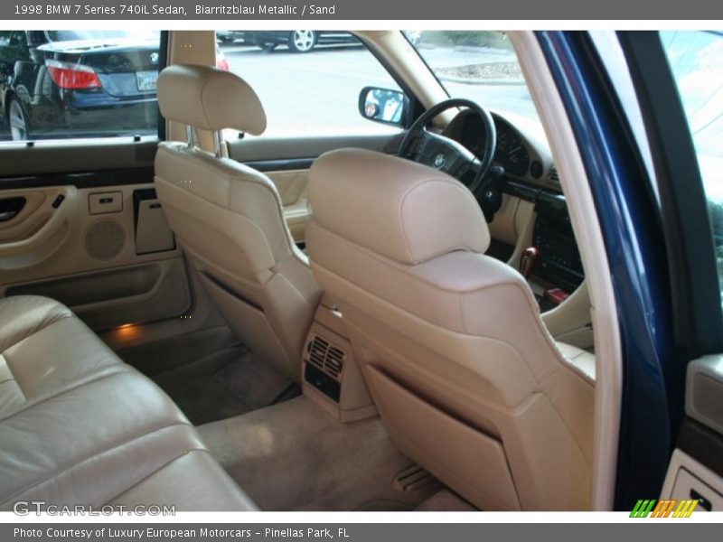 Biarritzblau Metallic / Sand 1998 BMW 7 Series 740iL Sedan