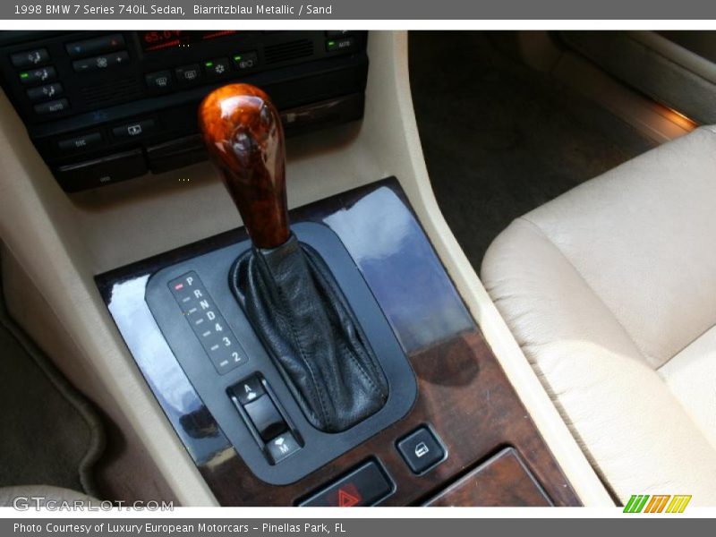 Biarritzblau Metallic / Sand 1998 BMW 7 Series 740iL Sedan