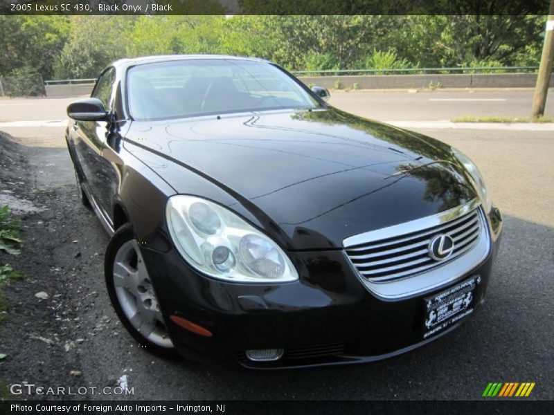Black Onyx / Black 2005 Lexus SC 430